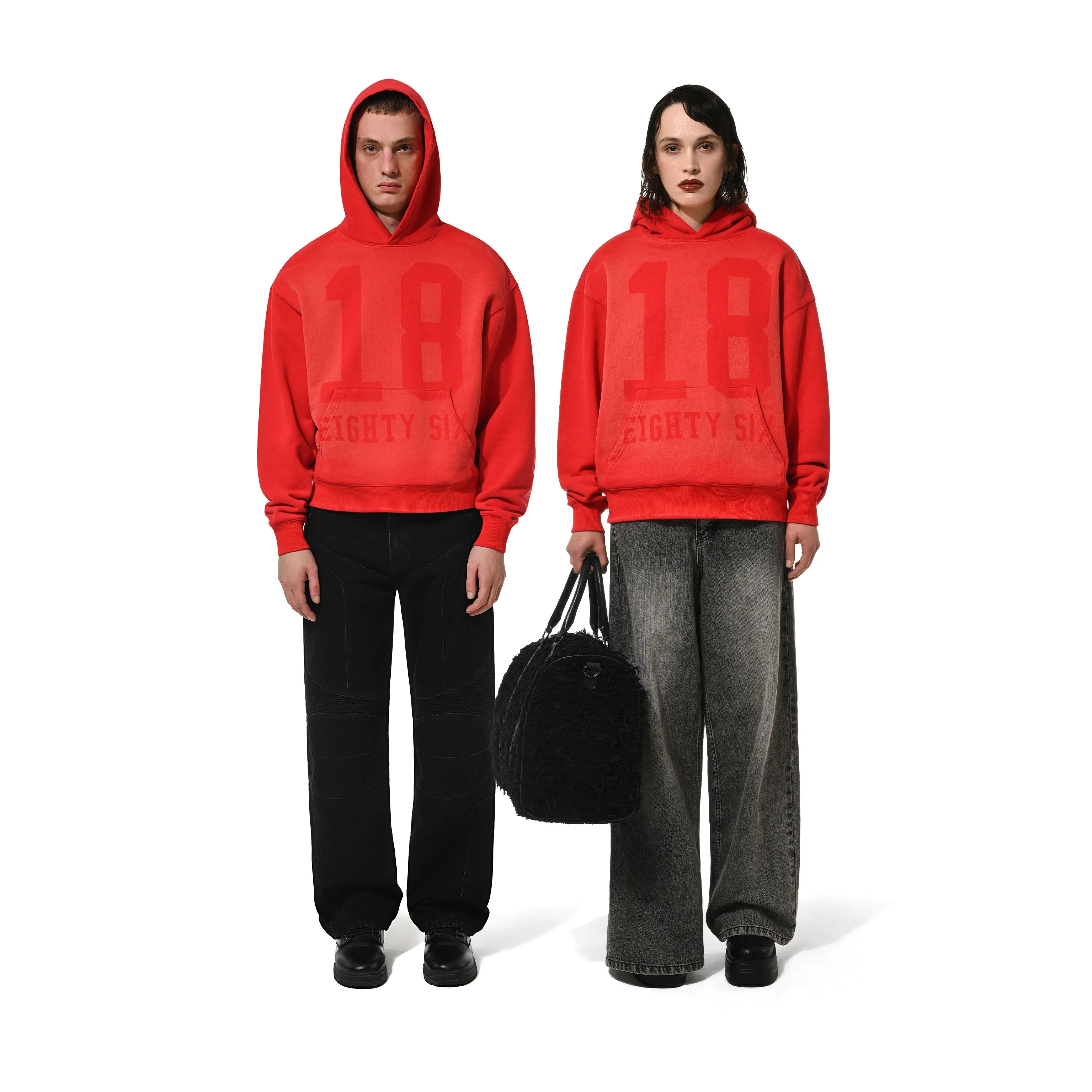 1886 SHADOW HOODIE- RED