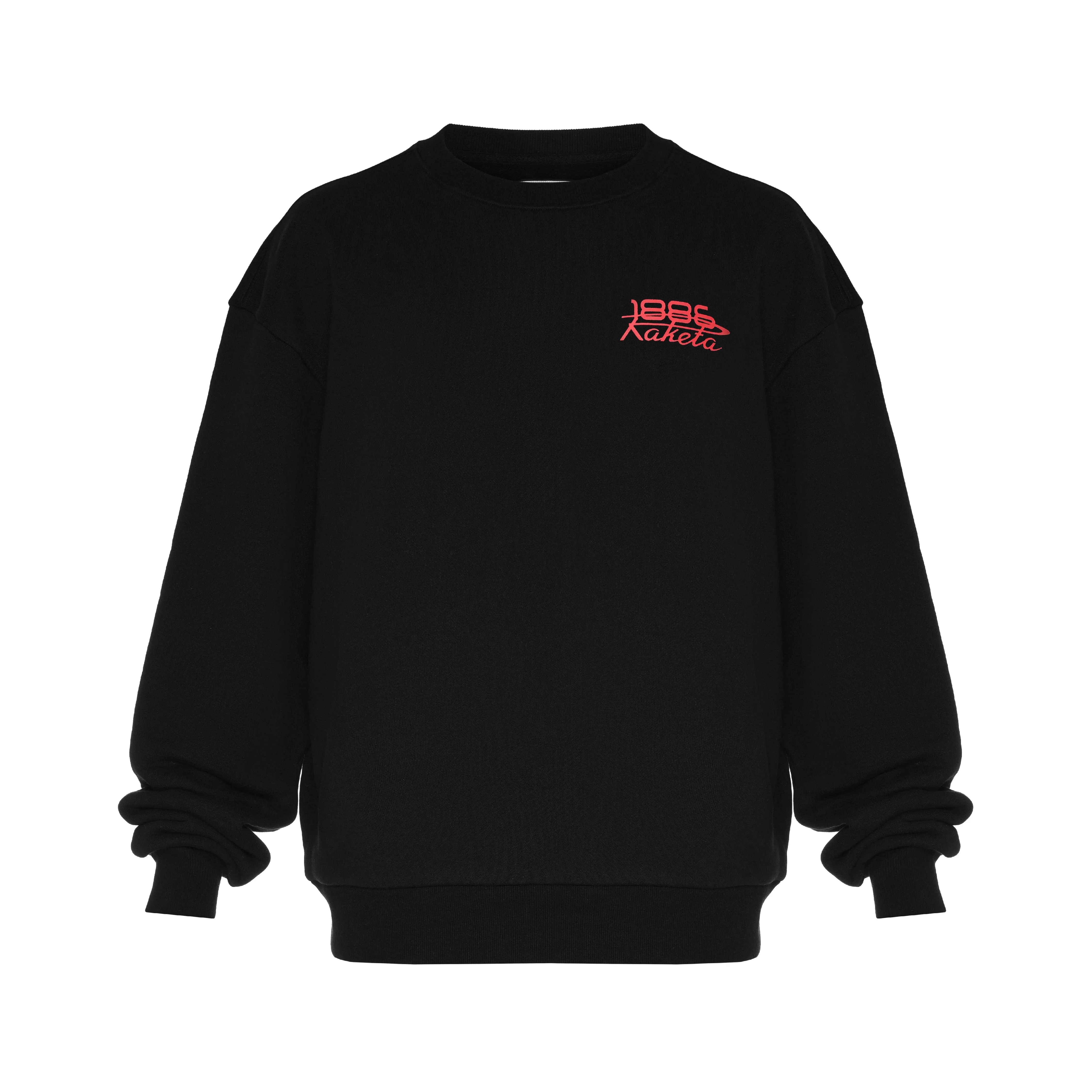 1886 X RAKETA TIMEPIECE SWEATSHIRT - BLACK