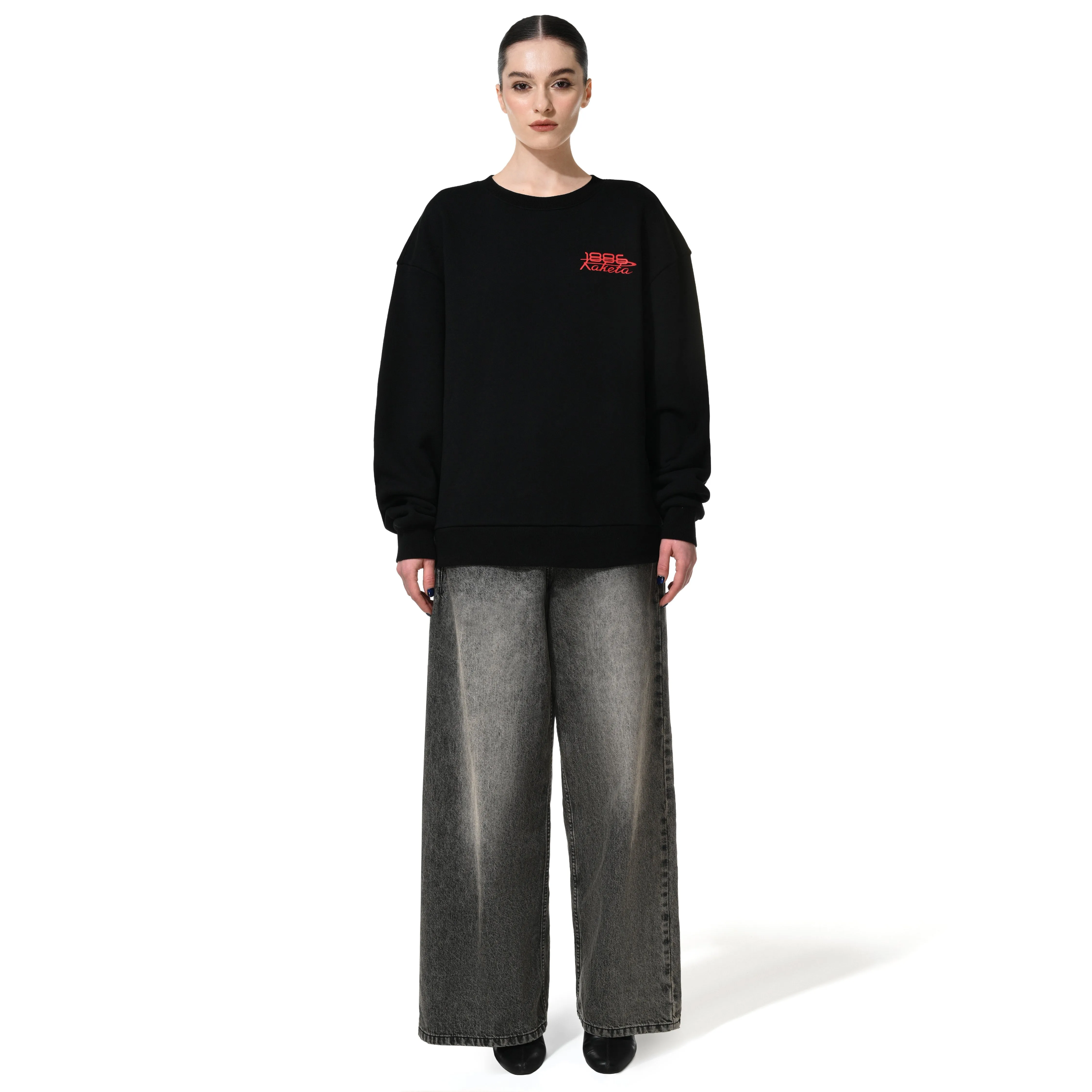 1886 X RAKETA TIMEPIECE SWEATSHIRT - BLACK