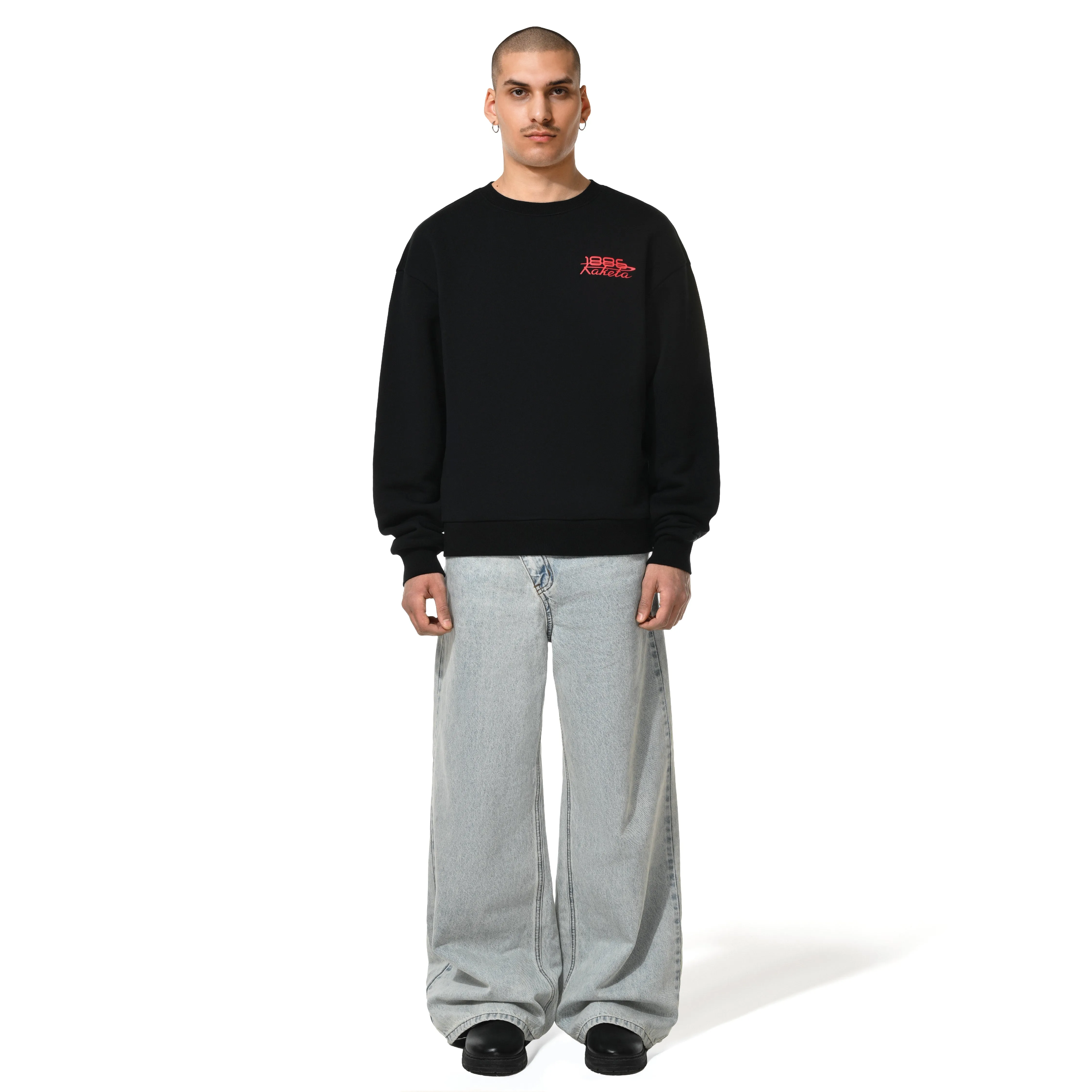 1886 X RAKETA TIMEPIECE SWEATSHIRT - BLACK