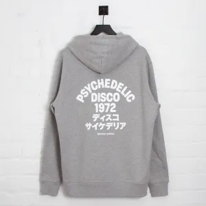 1972 Psychedelic Disco Back Print - Hood - Grey