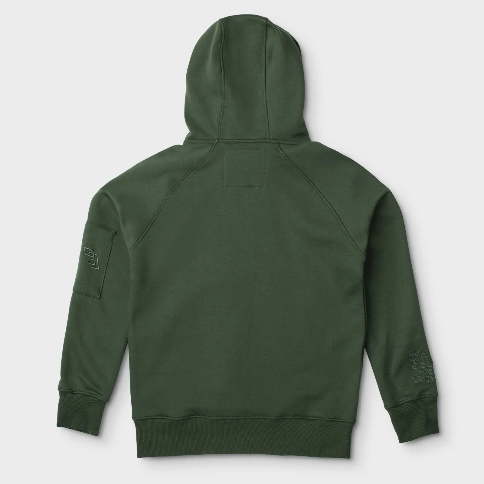 93brand Hybrid Hoodie (Pearl Weave Integrated) - Olive