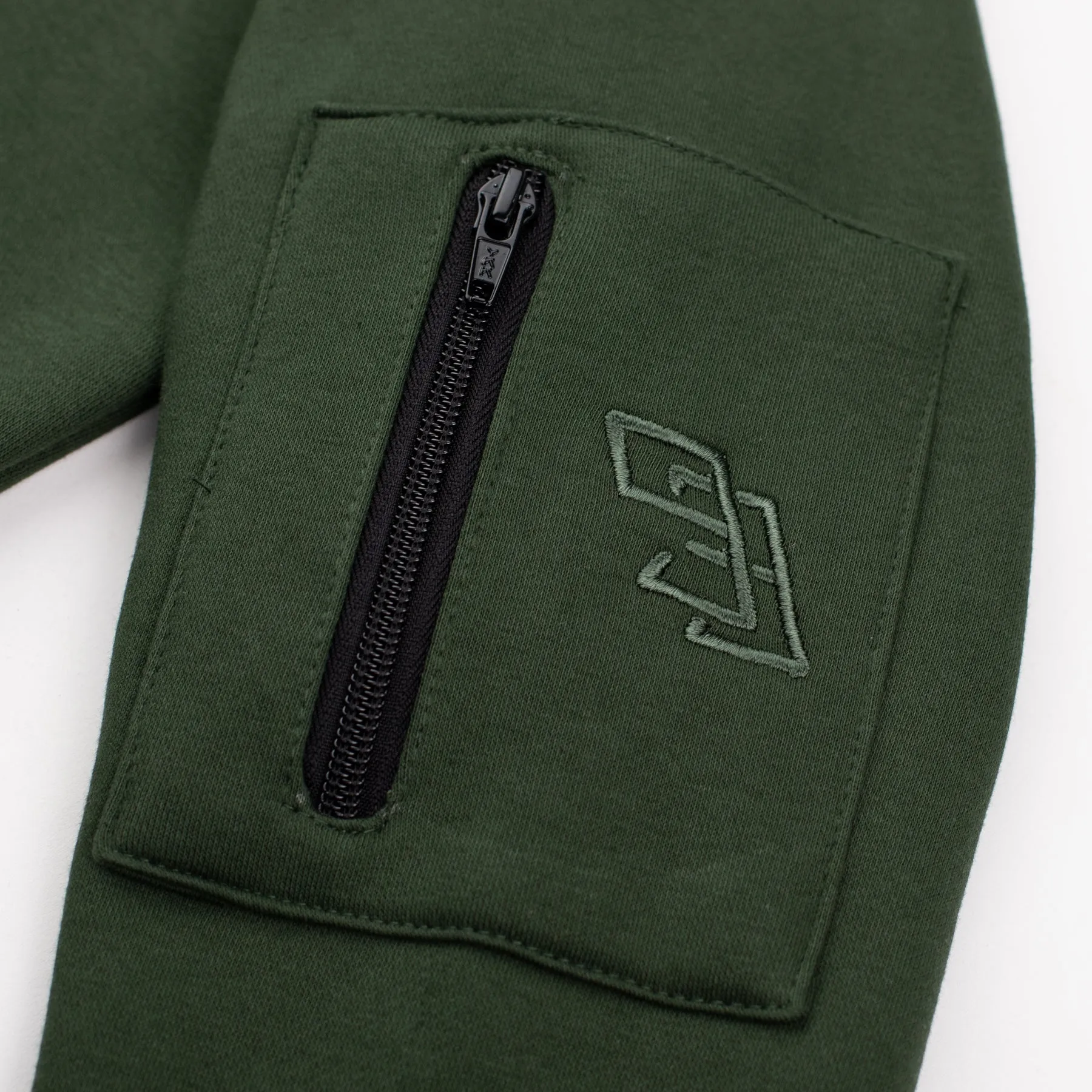 93brand Hybrid Hoodie (Pearl Weave Integrated) - Olive