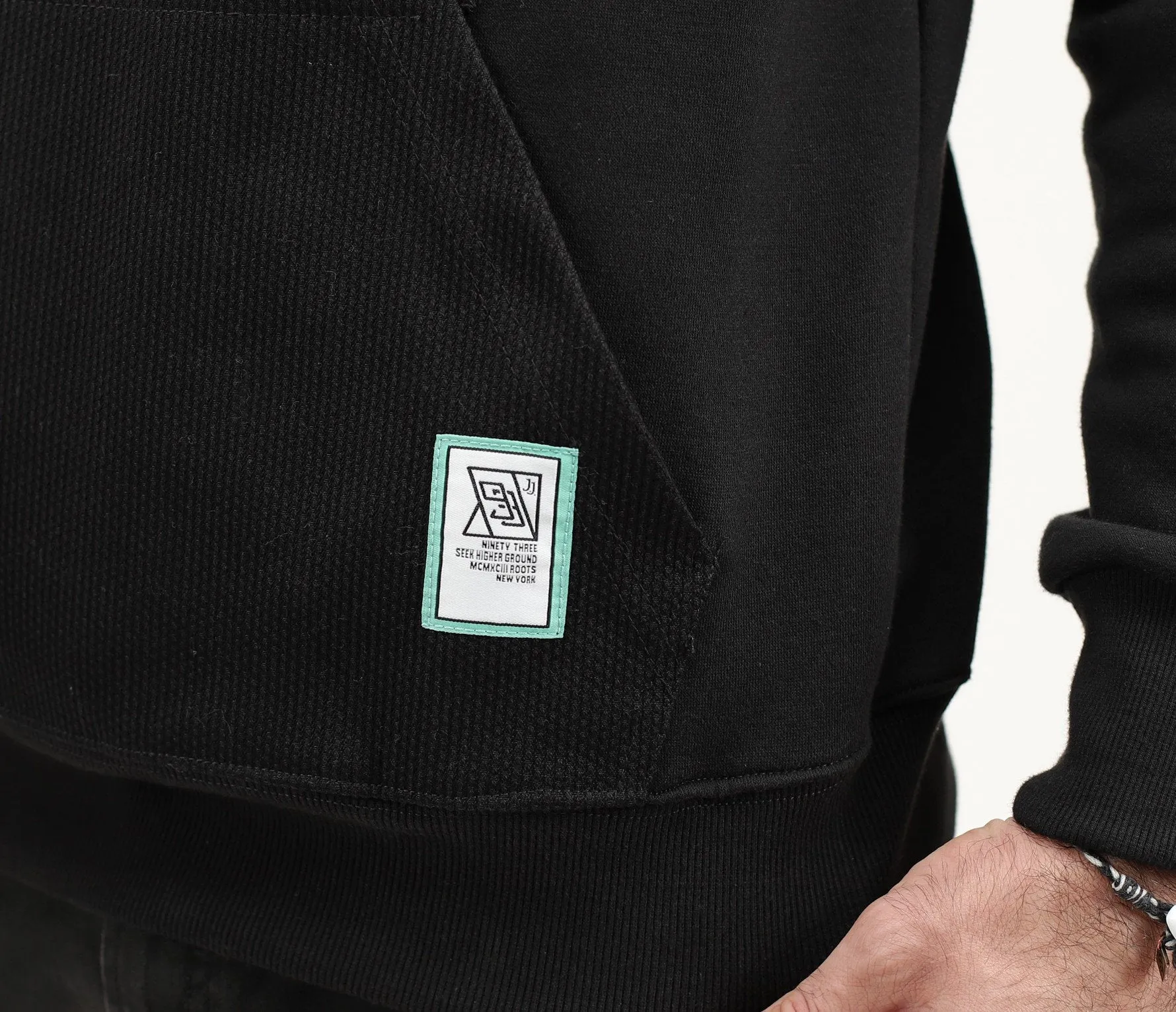 93brand "Hybrid" Hoodie (Pearl Weave Integrated)