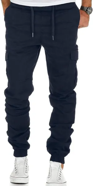 Cargo Pants for Men,Mens Fashion Joggers Sports Pants Cotton Pants Gym Sweatpants Trousers Casual Long Pant