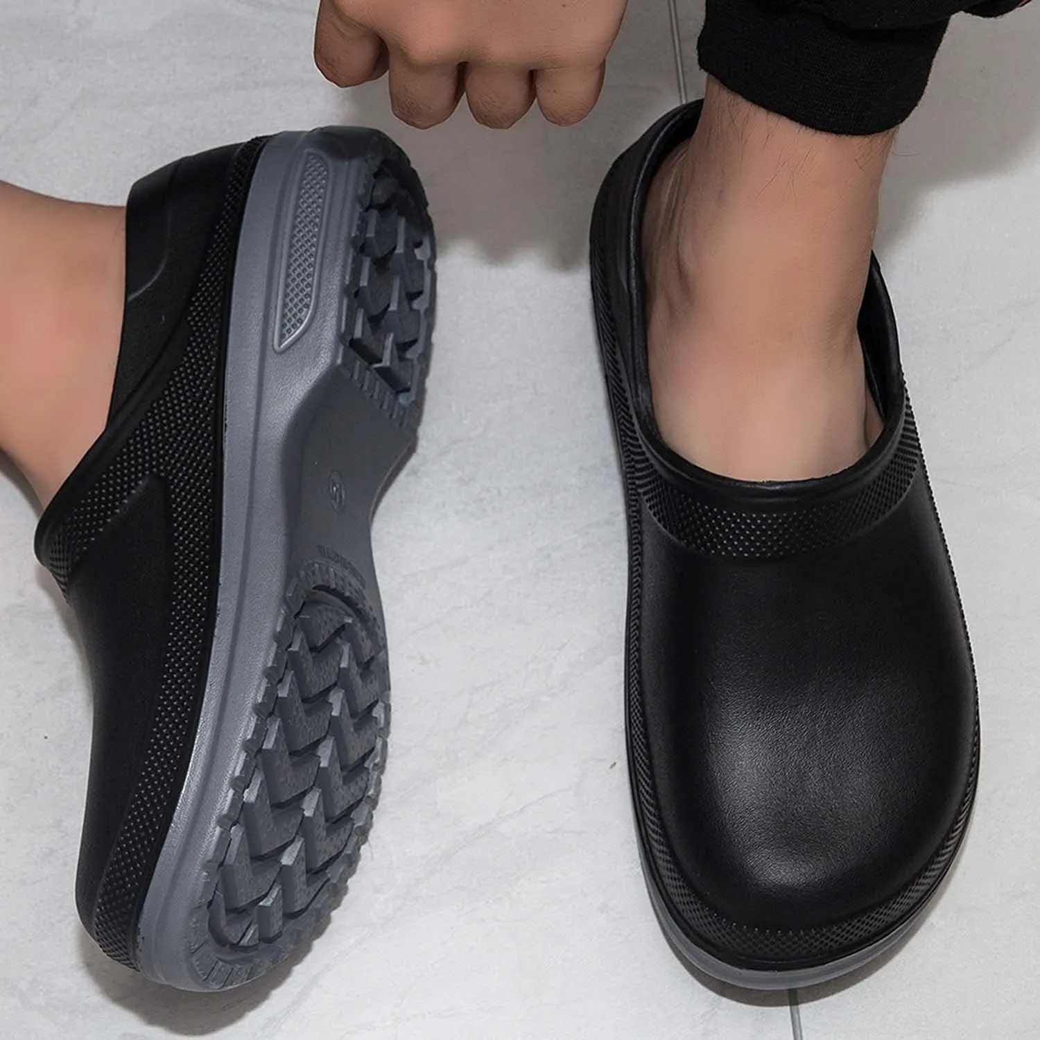 CERYTHRINA Unisex Chef Shoes Professional Oil Water Resistant Nursing Non-Slip Waterproof Working Shoes