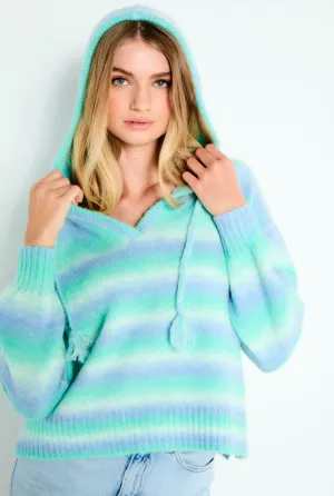 Color Cloud Striped Sweater - Ladies - Lisa Todd