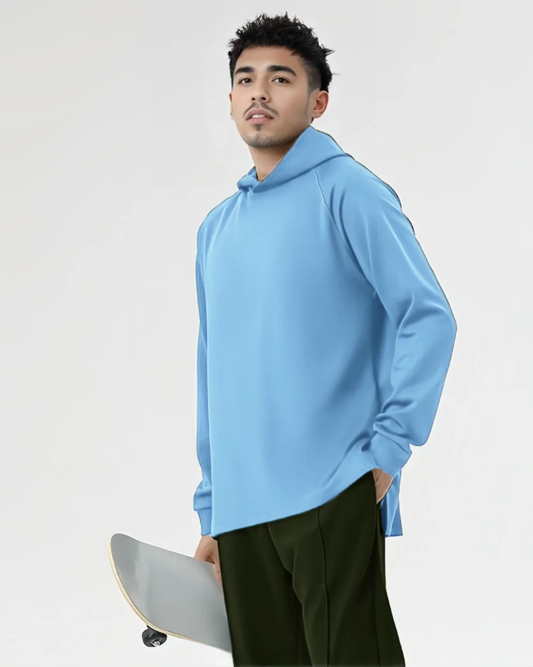 Essential Athletic Performance Hoodie With Raglan Sleeves New