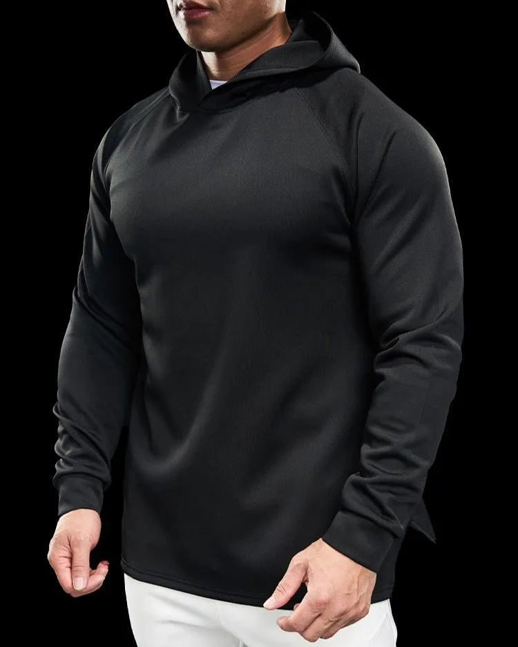 Essential Athletic Performance Hoodie With Raglan Sleeves New