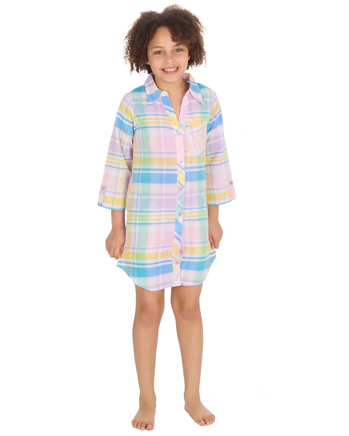 Forever Dreaming Girls Check Nightshirt