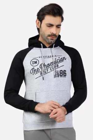 Heather Grey Graphic Hoodie