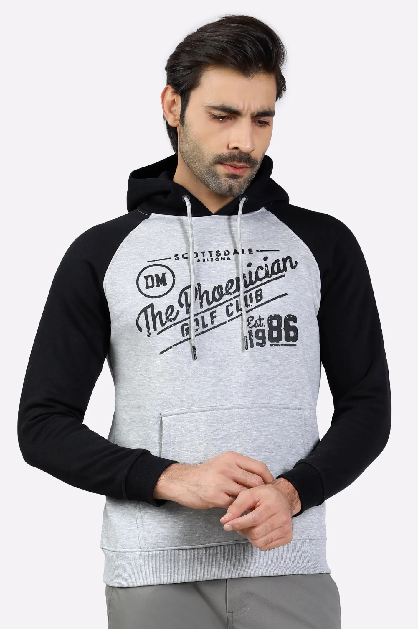 Heather Grey Graphic Hoodie