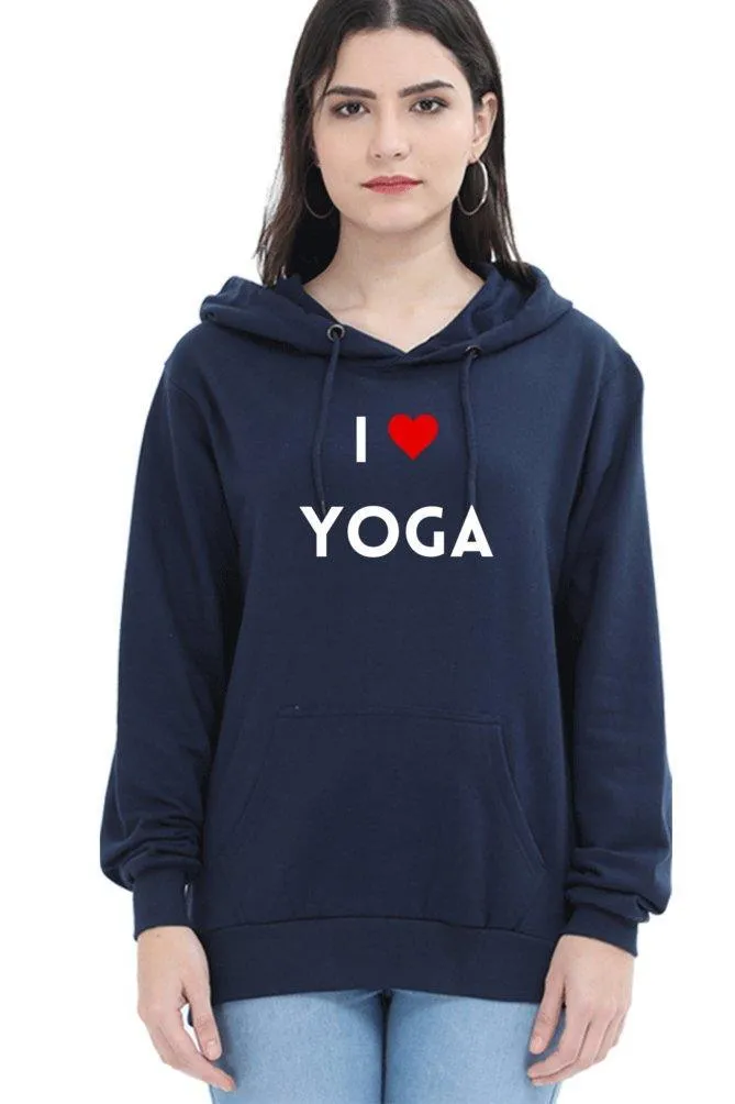 i love yoga hoodie