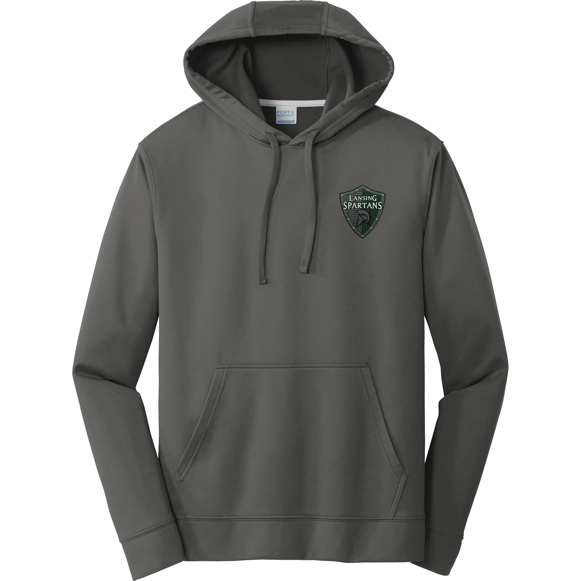 Lansing Spartans Performance Fleece Pullover Hooded Sweatshirt