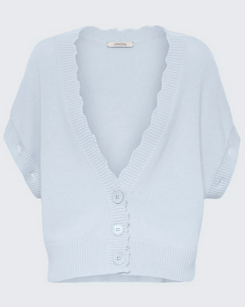 Light Blue Modern Statements Cardigan