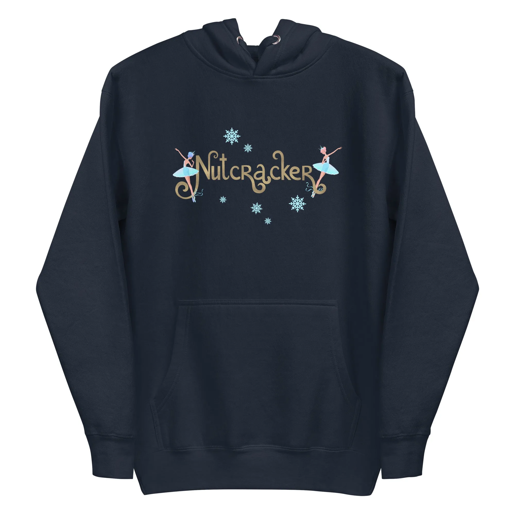 Nutcracker Snowflakes - Cotton Hoodie