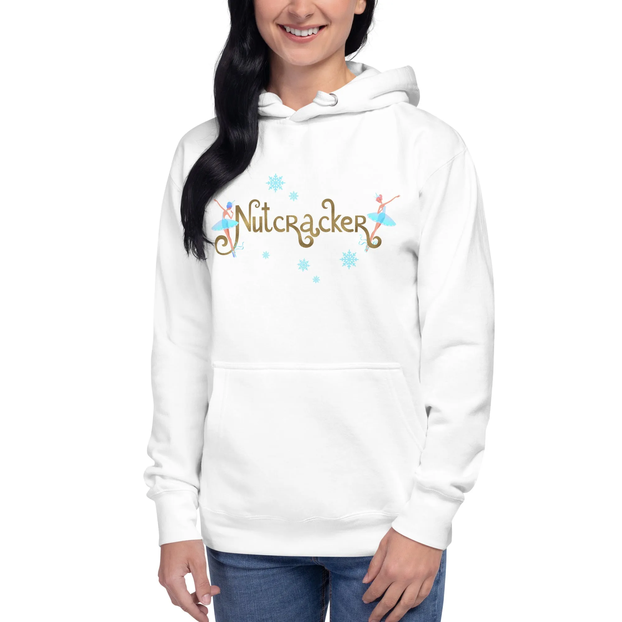 Nutcracker Snowflakes - Cotton Hoodie
