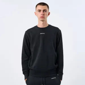 Omnitau Men's Ellyse Organic Cotton Medium Fit Sweatshirt - Black