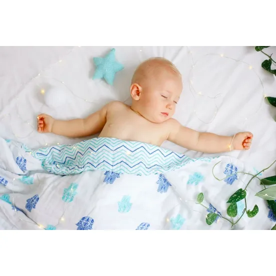 Organic Snug Blanket - Hamsa