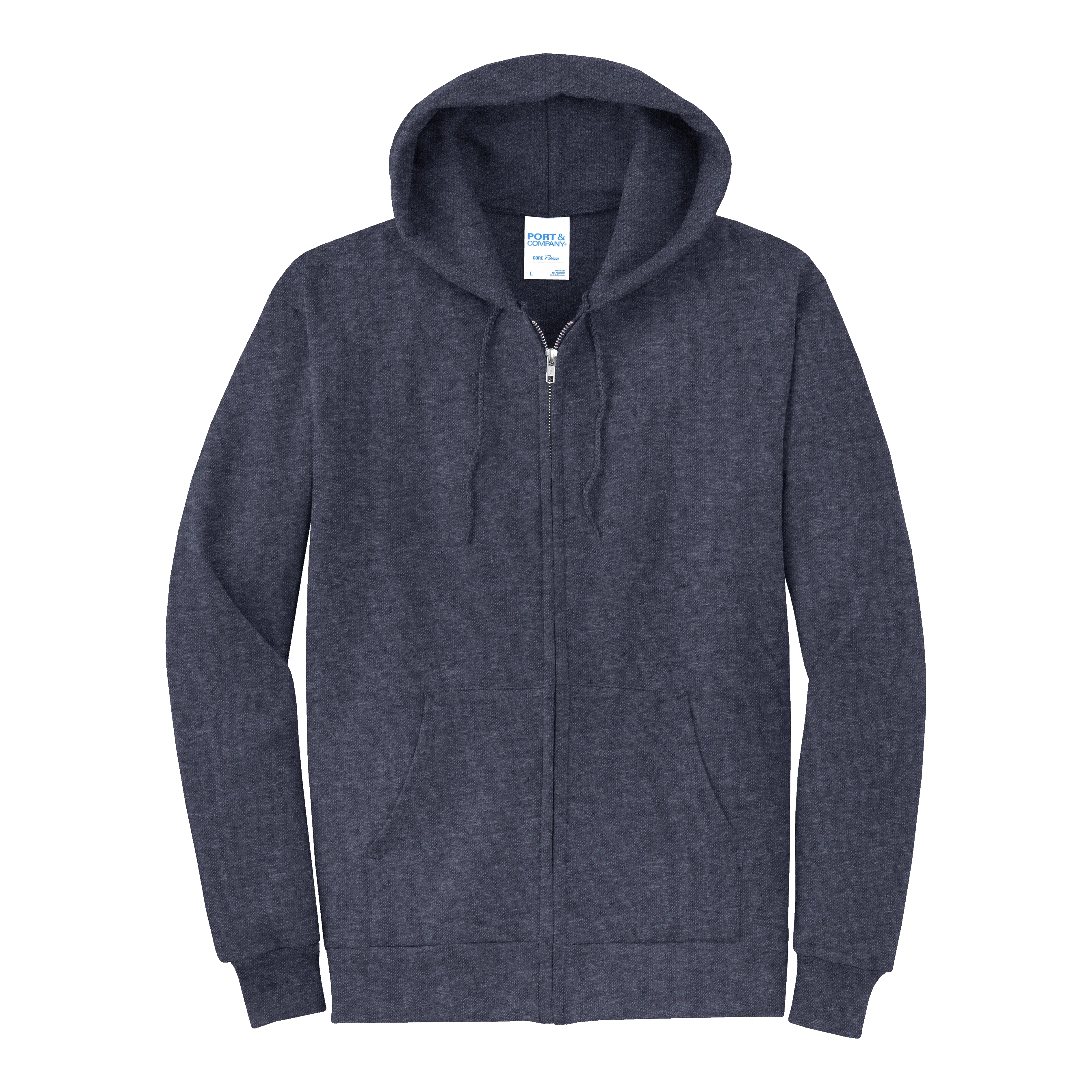 PC78ZH Core Fleece Full-Zip Hooded Sweatshirt