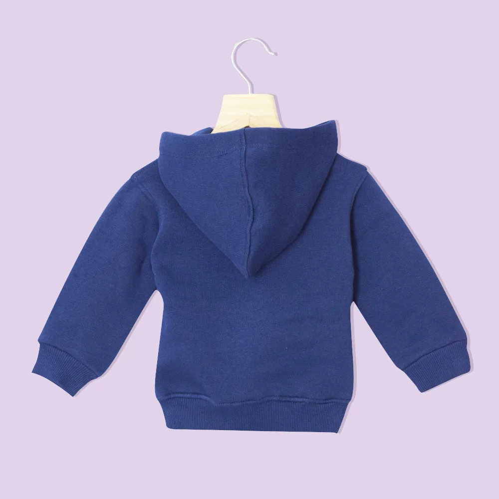 Pink, Black & Blue Full Sleeves Winter Hoodie