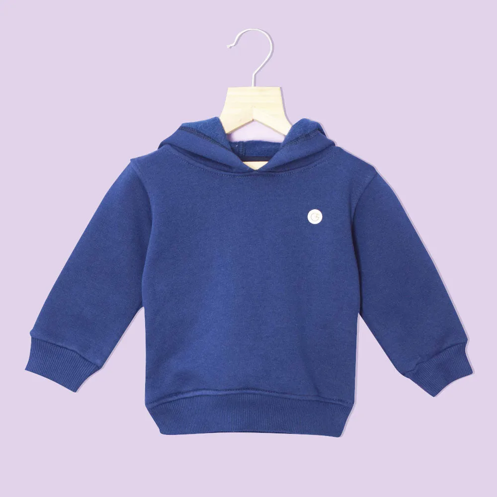 Pink, Black & Blue Full Sleeves Winter Hoodie