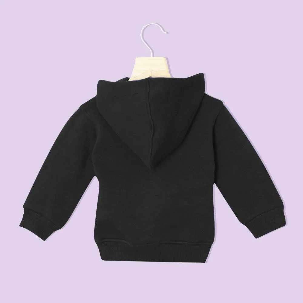 Pink, Black & Blue Full Sleeves Winter Hoodie