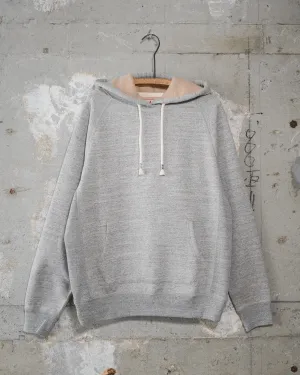 Pullover Hoodie - Fleeced Foxfibre - Heather Grey