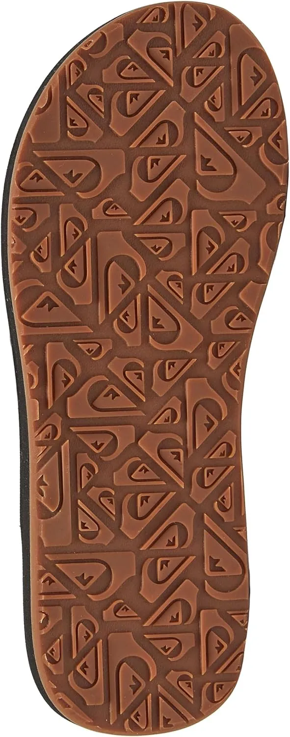 Quiksilver Men's Carver Suede 3 Point Flip Flop Athletic Sandal