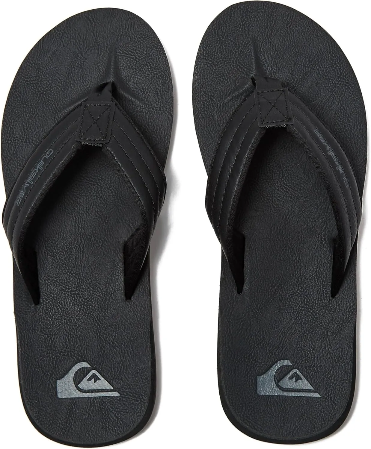 Quiksilver Men's Carver Suede 3 Point Flip Flop Athletic Sandal