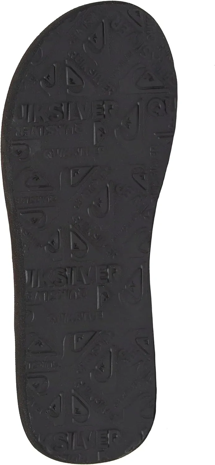 Quiksilver Men's Carver Suede 3 Point Flip Flop Athletic Sandal