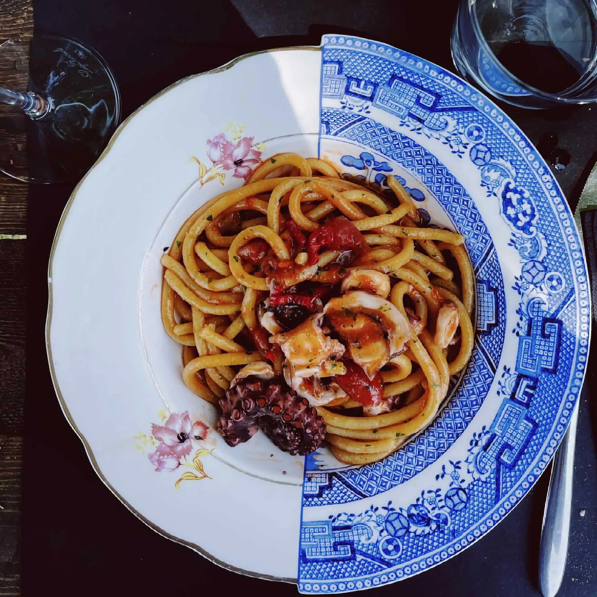 Seletti Hybrid pasta plate 25, fillide