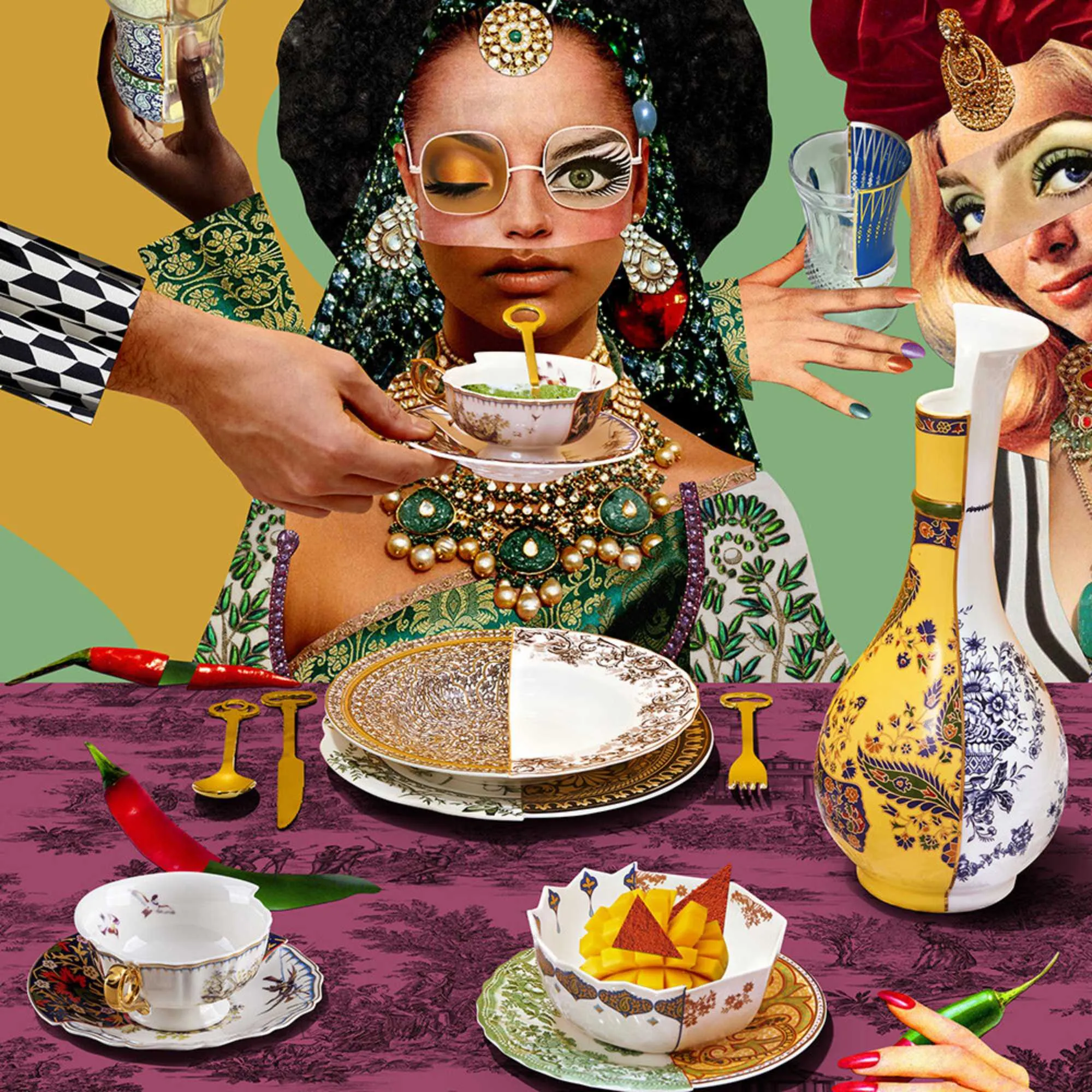 Seletti Hybrid pasta plate 25, malao