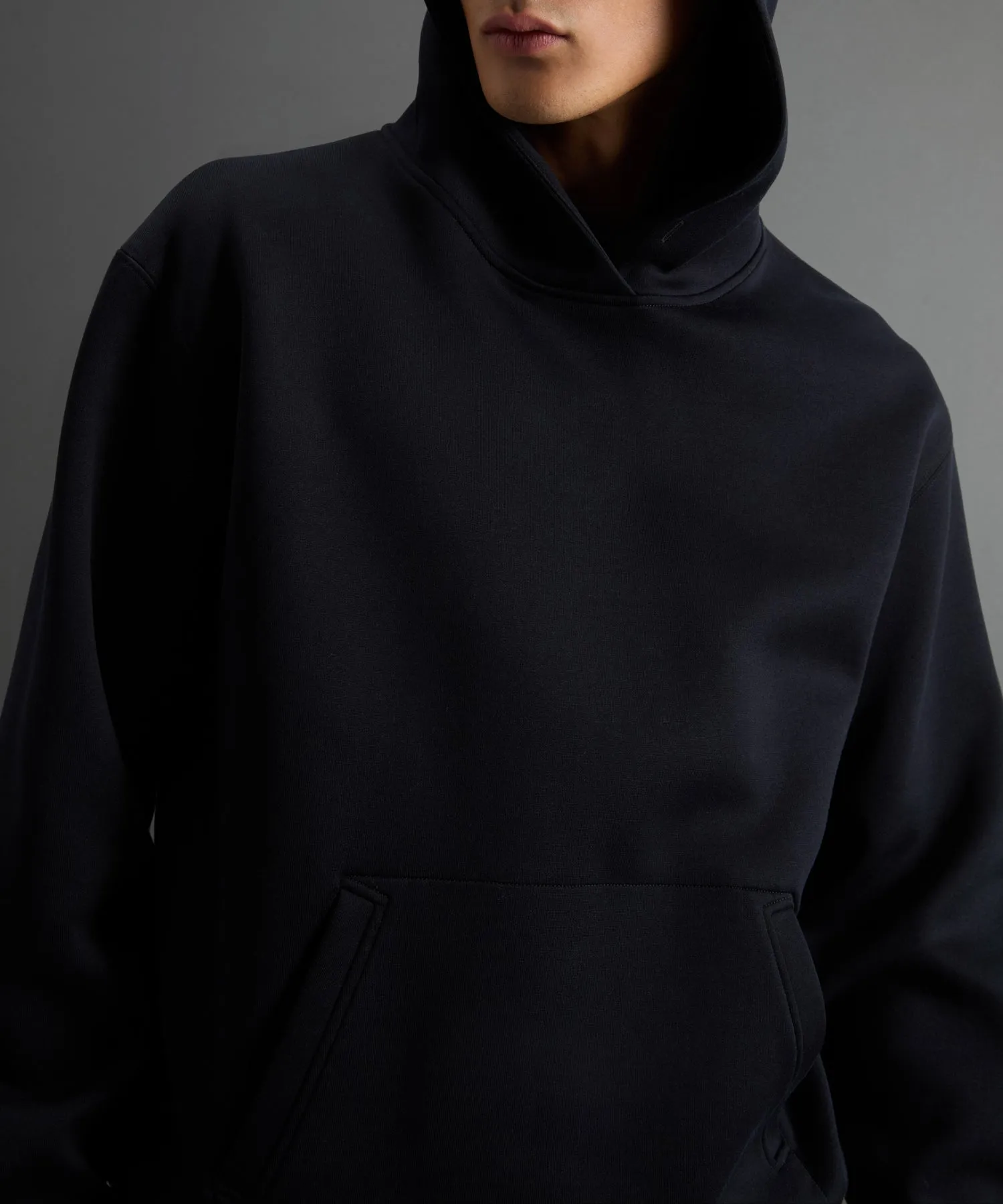 Todd Snyder X Woolrich Luxe Tech Hoodie in Black