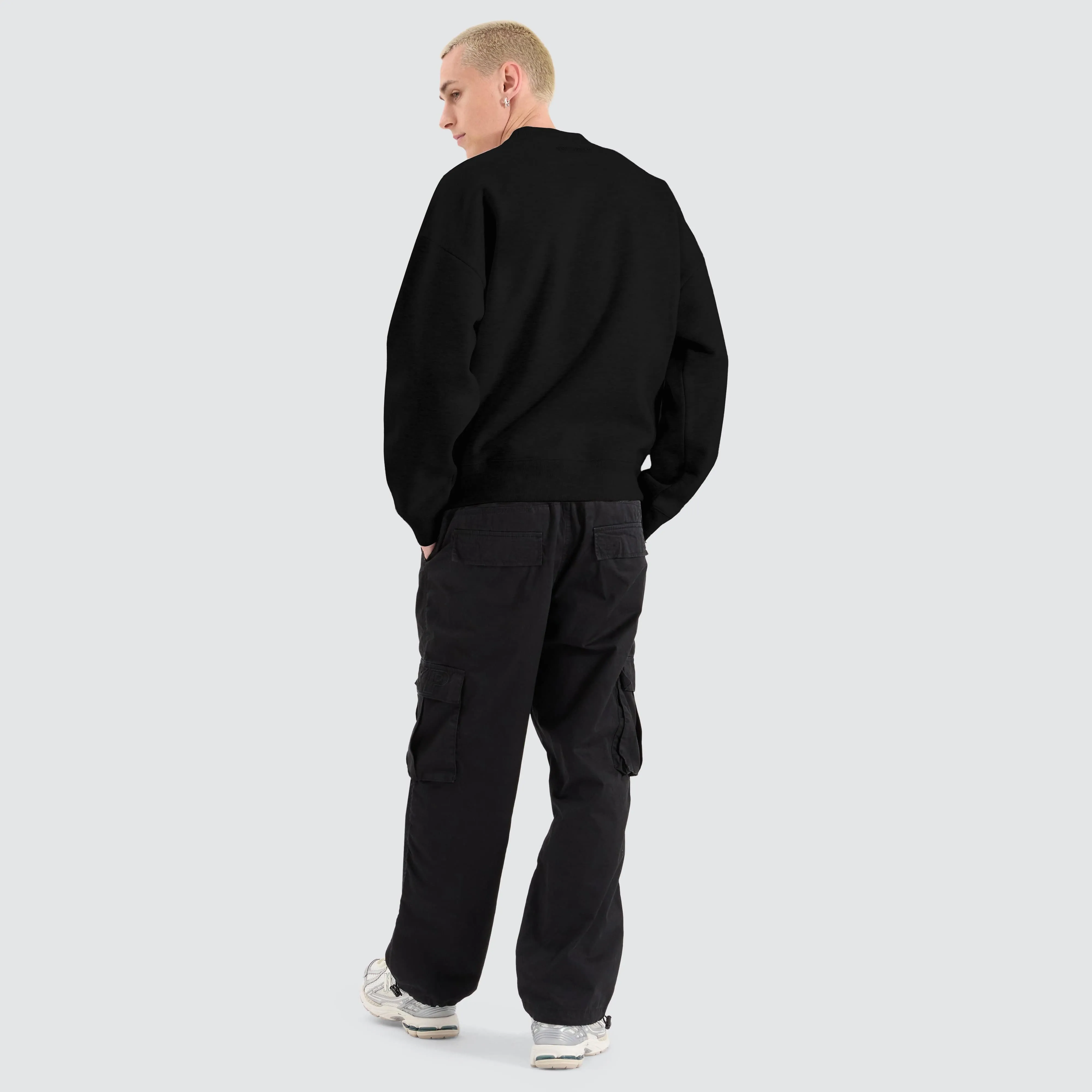 Tulsa Box Fit Sweater Jet Black