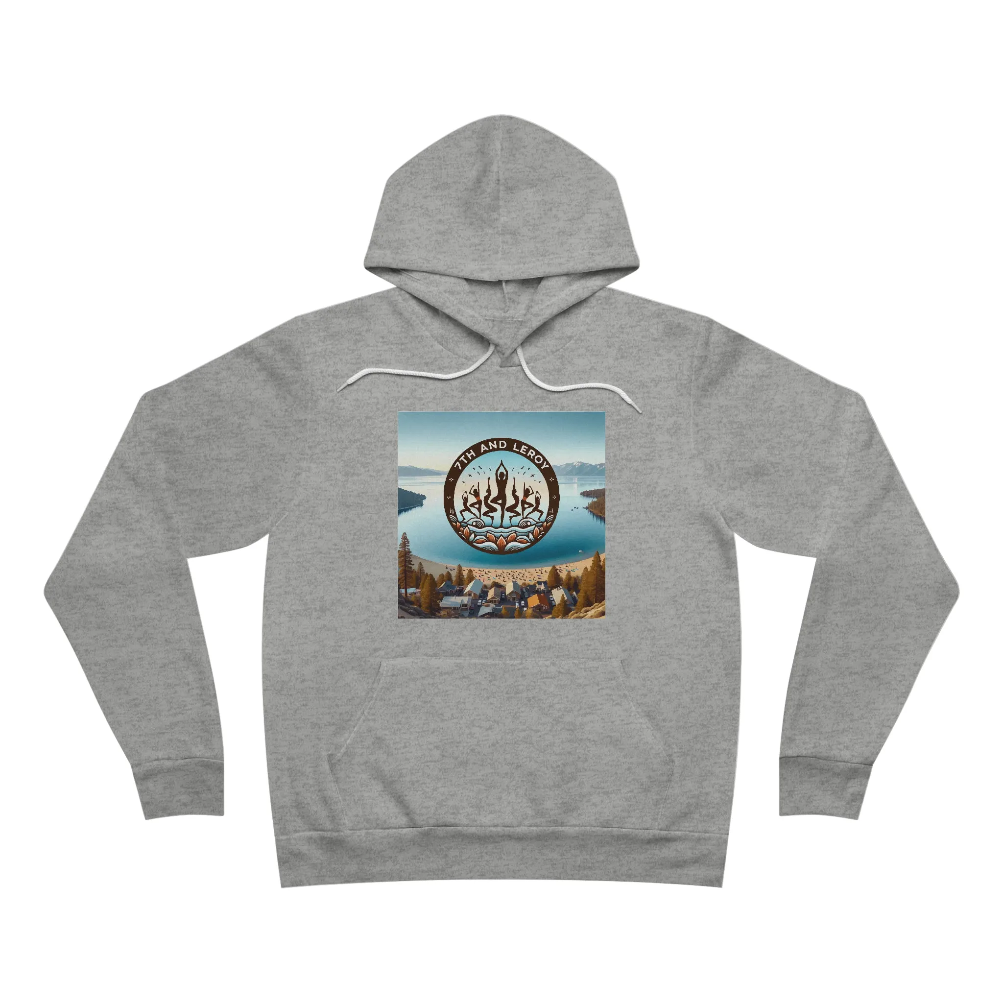 Unisex Lake Tahoe Yoga Fleece Pullover Hoodie