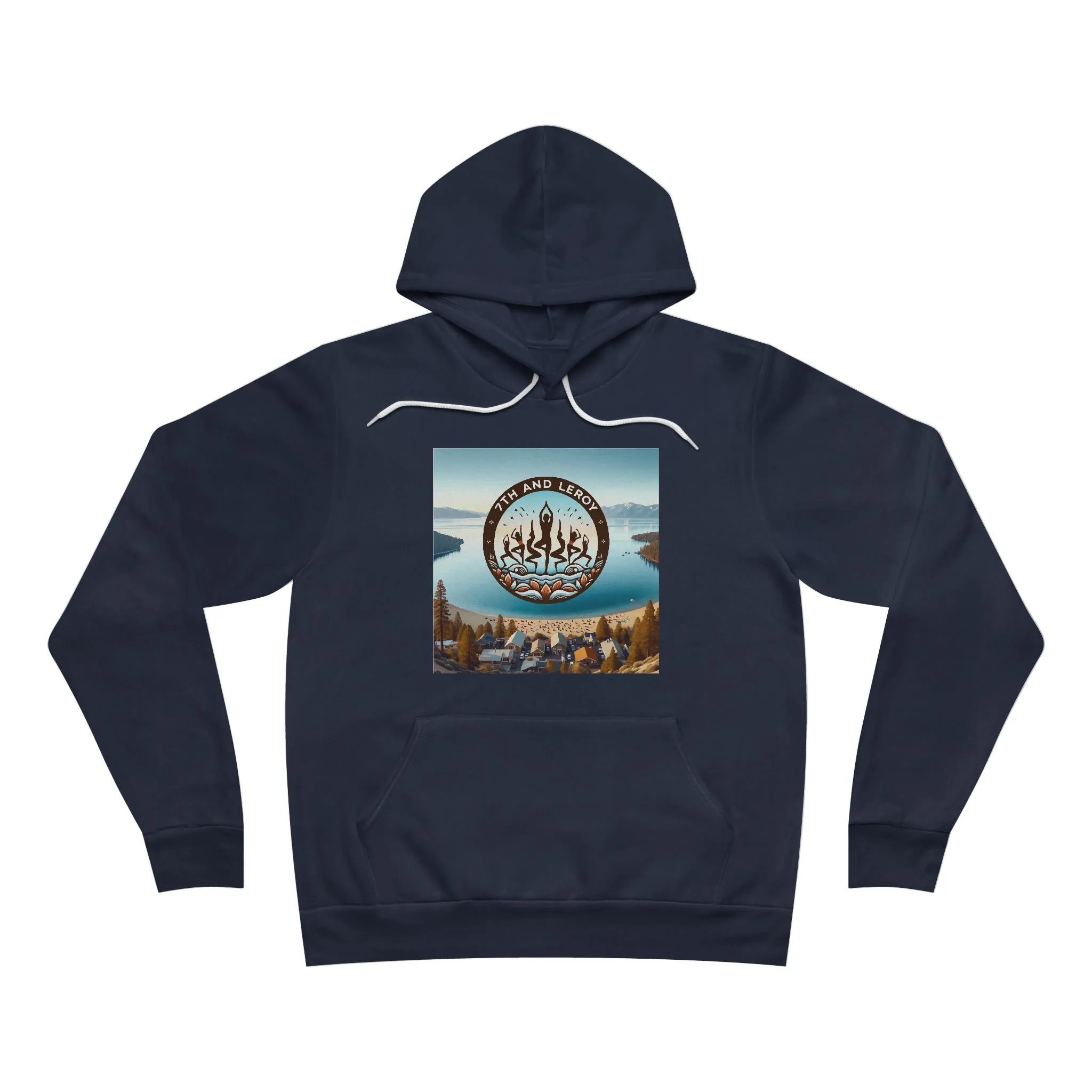 Unisex Lake Tahoe Yoga Fleece Pullover Hoodie