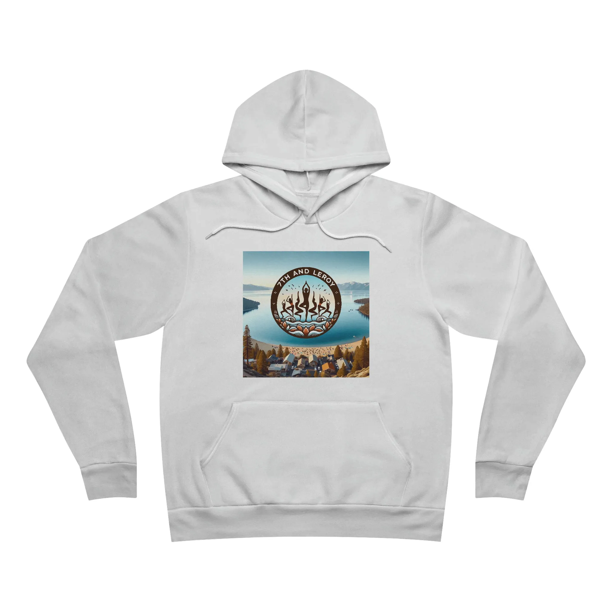 Unisex Lake Tahoe Yoga Fleece Pullover Hoodie