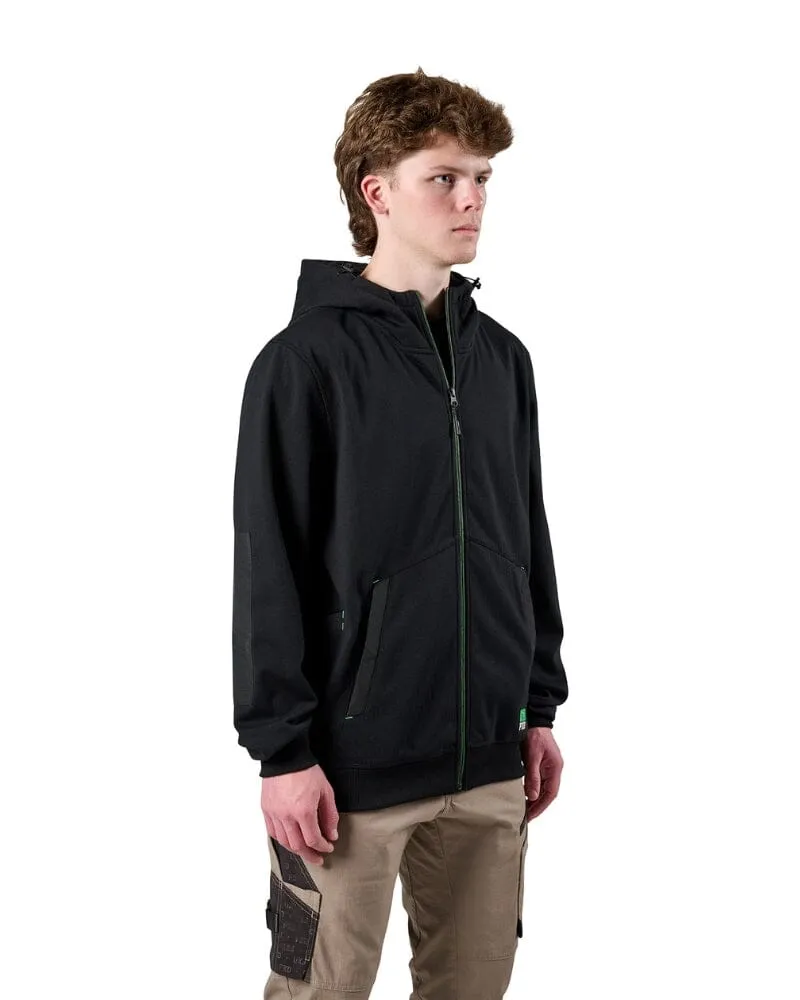 WF-3 Zip Thru Hoodie - Black