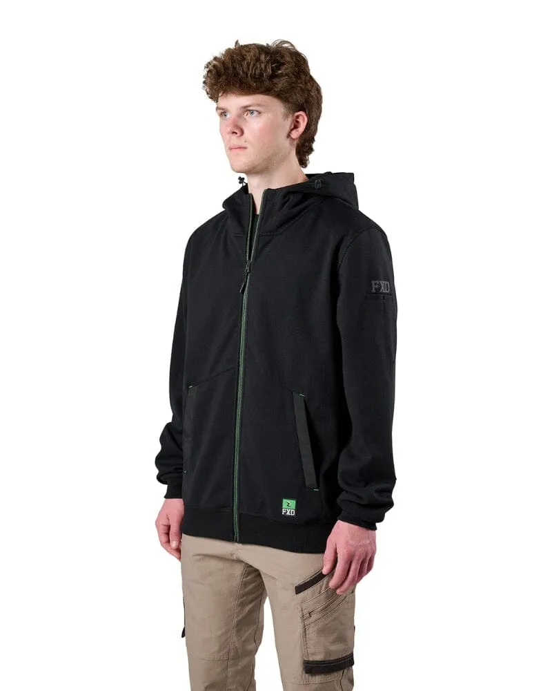 WF-3 Zip Thru Hoodie - Black