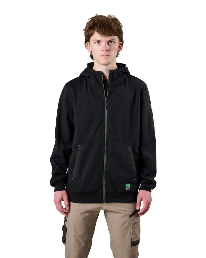 WF-3 Zip Thru Hoodie - Black